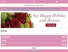 Tablet Screenshot of annabellesflowers.net